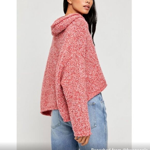 Free People BFF Sweater / Scarlet Flame - Picture 4 of 9